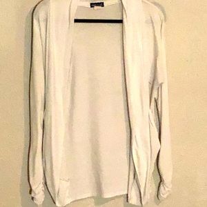 White cardigan